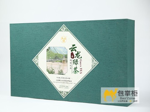 飲自然之靈氣，品閑云之幽悠！云龍大栗樹大山頭茶廠云龍綠茶禮盒定做