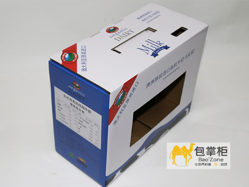 低脂牛奶生機谷，天然營養(yǎng)更安全！澳洲生機谷牛奶瓦楞彩箱定做