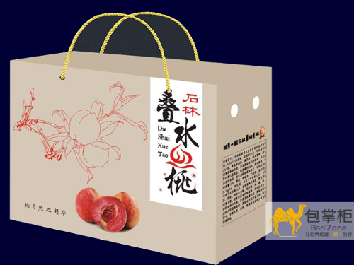 桃花開盡，桃香已濃！石林·板橋疊水血桃彩箱包裝盒定做